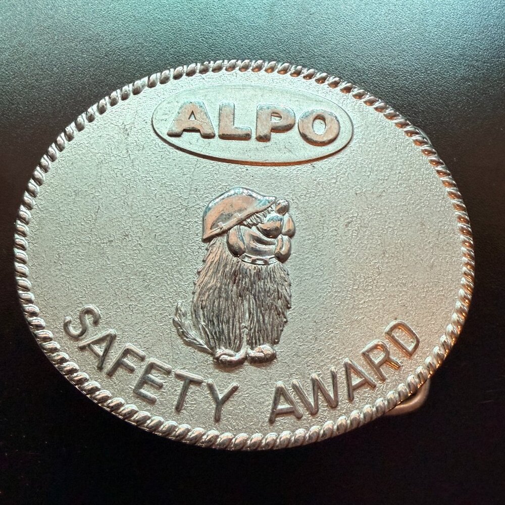 Belt Buckle - Alpo "Safety Award"